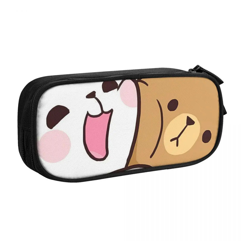 Milk and Mocha Anime Pen Box Student Zipper Bag