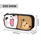 Milk and Mocha Anime Pen Box Student Zipper Bag