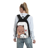Milk And Mocha Together Backpacks Men's and Women's Bag