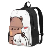 Milk And Mocha Together Backpacks Men's and Women's Bag