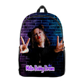Millie B Brown Merch Backpack School Bag Zipper Daypack Casual Traval Bag