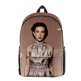 Millie B Brown Merch Backpack School Bag Zipper Daypack Casual Traval Bag