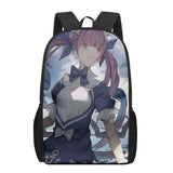 Minato Aqua Hololive 3D Print School Bag for Boys Girls