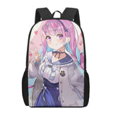 Minato Aqua Hololive 3D Print School Bag for Boys Girls