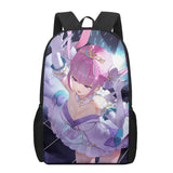 Minato Aqua Hololive 3D Print School Bag for Boys Girls