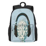 Mind Music Connection Backpacks Women Men School Bags