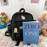 Waterproof Nylon Girls School Bag Small Travel Backpack