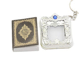 Mini Ark Quran Book Key Chain Vintage Religious Keyrings Islamic Pendant