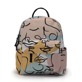 3D Sunflower Plaid Space Waterproof Backpack Women Shoulder Bags