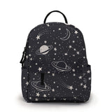 3D Sunflower Plaid Space Waterproof Backpack Women Shoulder Bags