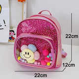 Sequin Leather Mini Backpack for Girls 2-5Y