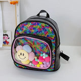 Sequin Leather Mini Backpack for Girls 2-5Y