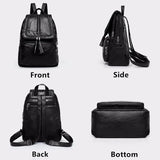 Plaid Mini Backpack Crossbody Bag - Teen Girl's School or Travel Purse