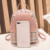 Mini Plaid Crossbody Bag for Teenage Girl