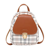 Mini Plaid Crossbody Bag for Teenage Girl