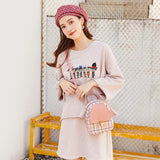 Plaid Mini Backpack Crossbody Bag for Teenage Girl