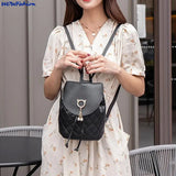 Mini Backpack Crossbody Bag For Teenage Girl Women PU Small Cover