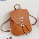 Mini Backpack Crossbody Bag For Teenage Girl Women PU Small Cover