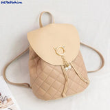 Mini Backpack Crossbody Bag For Teenage Girl Women PU Small Cover