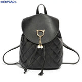 Mini Backpack Crossbody Bag For Teenage Girl Women PU Small Cover