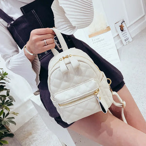 Mini Backpack Female PU Leather for Teen Girls