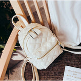 Mini Backpack Female PU Leather for Teen Girls