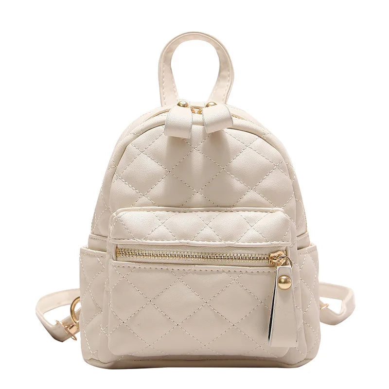 Mini Backpack Female PU Leather for Teen Girls