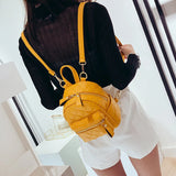 Mini Backpack Female PU Leather for Teen Girls