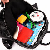 Mini Backpack Female PU Leather Shoulder Bags Mochila Feminina Daypack