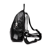 Mini Backpack Female PU Leather Shoulder Bags Mochila Feminina Daypack