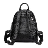 Mini Backpack Female PU Leather Shoulder Bags Mochila Feminina Daypack