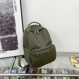 Canvas Mini Backpack Vintage Lady School College Travel Bag