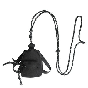 Mini Backpack Key Organizer Nylon Pendant Package Bag Male Casual Handbag