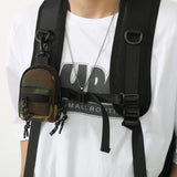 Mini Backpack Key Organizer Nylon Pendant Package Bag Male Casual Handbag