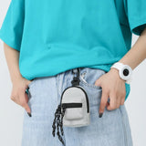 Mini Backpack Key Organizer Nylon Pendant Package Bag Male Casual Handbag