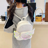 Mini Backpack Kindergarten Schoolbag Girls Sequins PU Bow Princess Small Bags