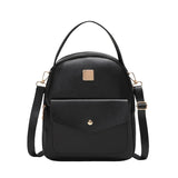Mini PU Leather Women's Backpack Travel Bag Female Shoulder Crossbody Bag