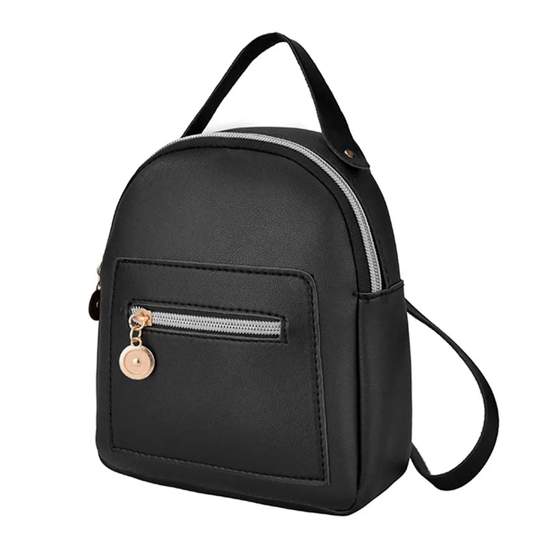 Mini Backpack Travel Rucksack Women Shoulders Small Backpack Letter Purse