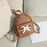 Mini Backpack Women Style PU Leather Shoulder Bag For Teenage Girls