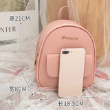 Mini PU Leather School Backpack for Teenage Girls Kids - Multi-Function