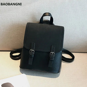 Mini Backpack Women PU Leather Shoulder Bag For Girls