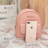 Mini Backpack Women PU Leather Shoulder Bag Kids Small Bagpack