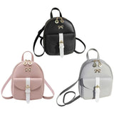 Mini Backpack Women Girls Leather Shoulder Bag Small Travel Rucksack