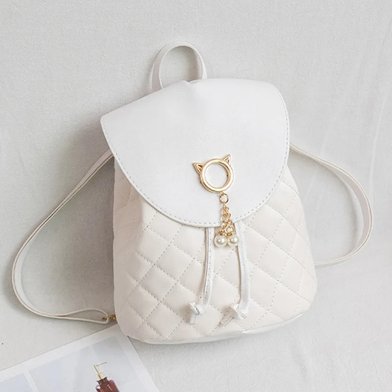 Mini Backpacks Women's Travel Bag Girls Small School Bags