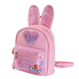 Mini Leather Girls Backpack Multi-Function Small Bagpack