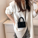 Mini Bag Crossbody Bag Pu Leather Small Desing Bag Messenger Packs Solid Women