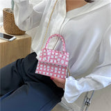 Summer Texture Mini Bag Female Shoulder Tote Personalized Messenger