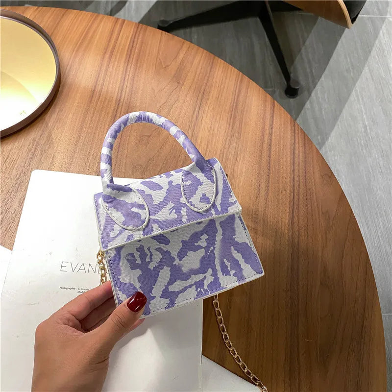 Summer Texture Mini Bag Female Shoulder Tote Personalized Messenger
