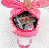 Princess Kid Backpack Transparent Sequin Mini Bag Girl Backpacks