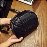 Mini Bag Oblique Span Hardware Lock Rhombic Package